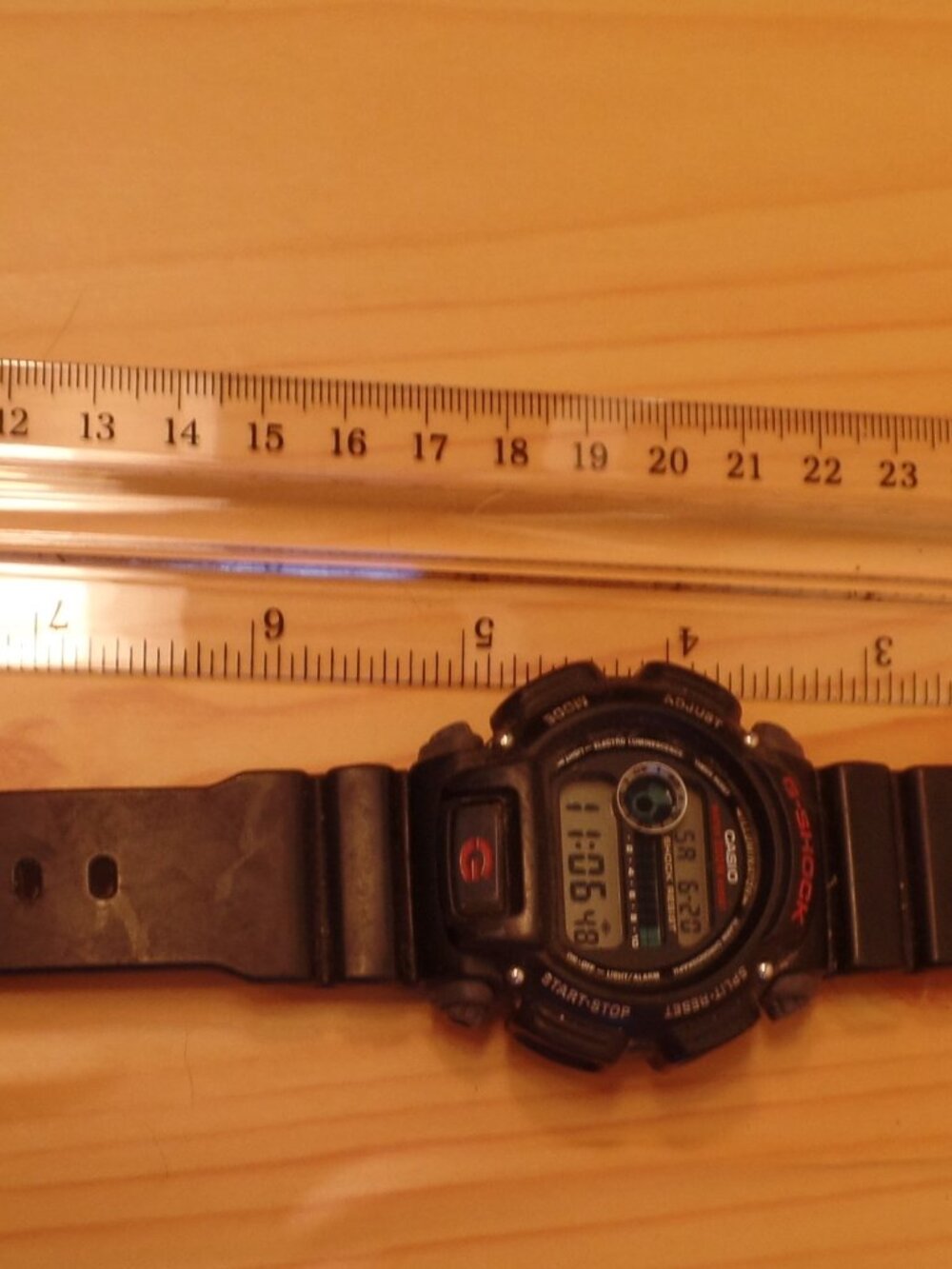 Casio DW9052-1V, G-Shock Chronograph Watch, Resin Band, Alarm, 200 Meter WR